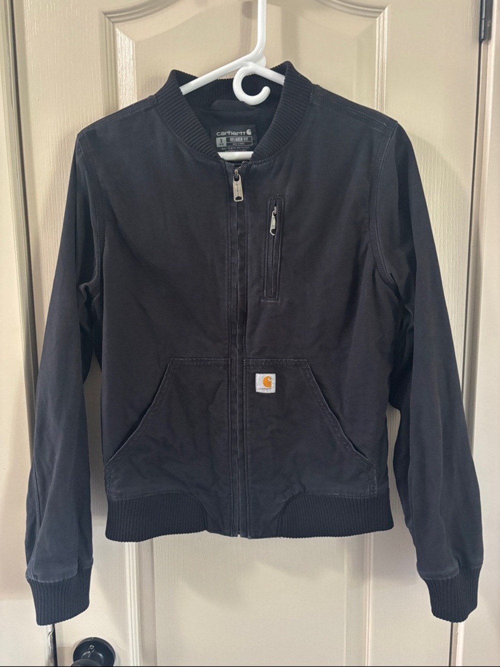 Carhartt Women's Black Rugged Flex Crawford Bomber Jacket (S)